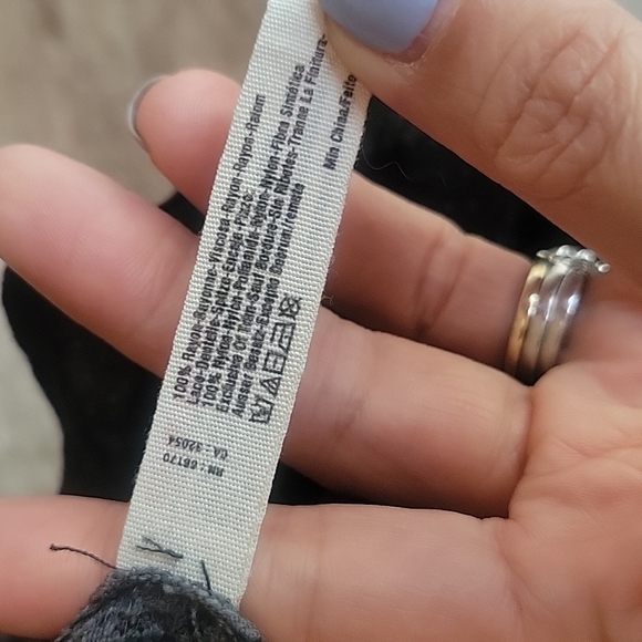 Free People Black and Gray Voile Lace Trapeze Slip Dress Size XSmall - Picture 4 of 6